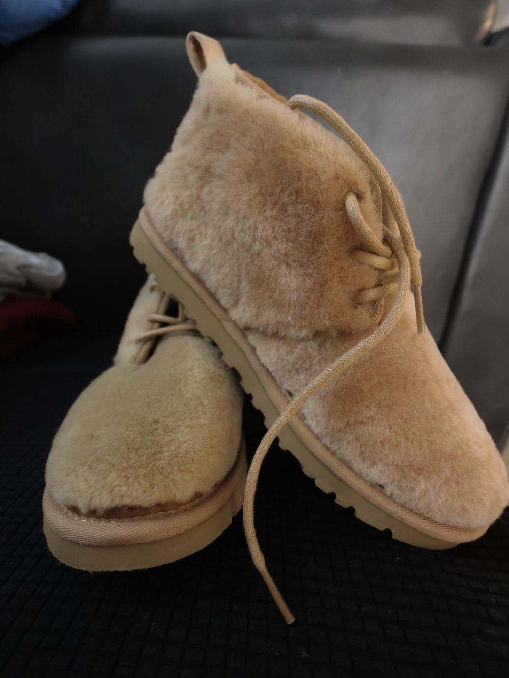 UGG Women's Lace-Up Shearling Boot - Chestnut